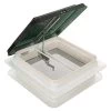 Heng's Replacement Roof Vent, Smoke Lid W/White Metal Base 1 Heng's Replacement Roof Vent, Smoke Lid W/White Metal Base -RV Camping Store Sale 008130 1