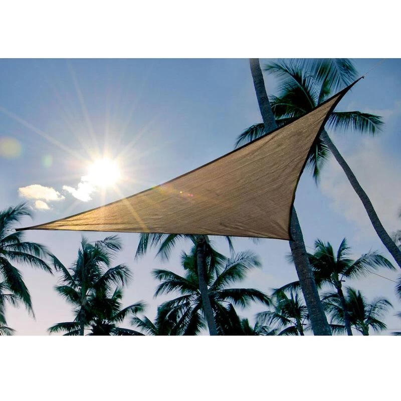 ShelterLogic ShadeLogic Sun Shade Sail, Square- Sand 12' X 12' 6 ShelterLogic ShadeLogic Sun Shade Sail, Square- Sand 12' X 12' - Image 4