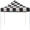 ShelterLogic 10X10 Pro Series Pop-Up Canopy - Checkered Flag -RV Camping Store Sale 066938 1