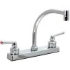 Chrome Finish Hi Arc Kitchen Faucet With Tea Cup Handles -RV Camping Store Sale 074344 1
