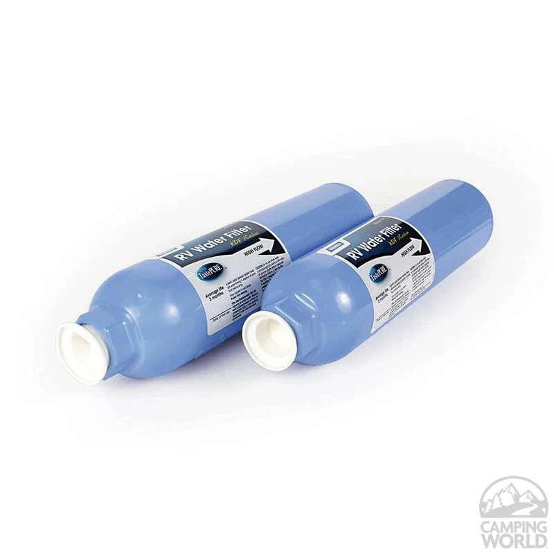 Camco TastePURE KDF/Carbon RV Water Filter, 2-Pack 4 Camco TastePURE KDF/Carbon RV Water Filter, 2-Pack - Image 2