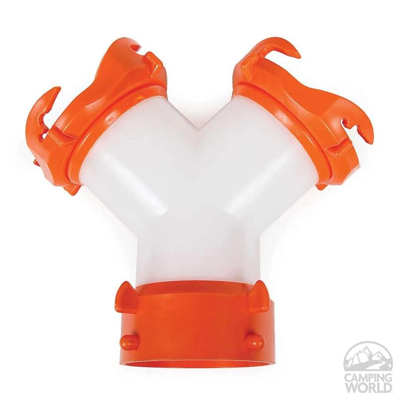 Camco RhinoFLEX Wye Sewer Hose Fitting With 360 Degree Swivel 4 Camco RhinoFLEX Wye Sewer Hose Fitting With 360 Degree Swivel - Image 2