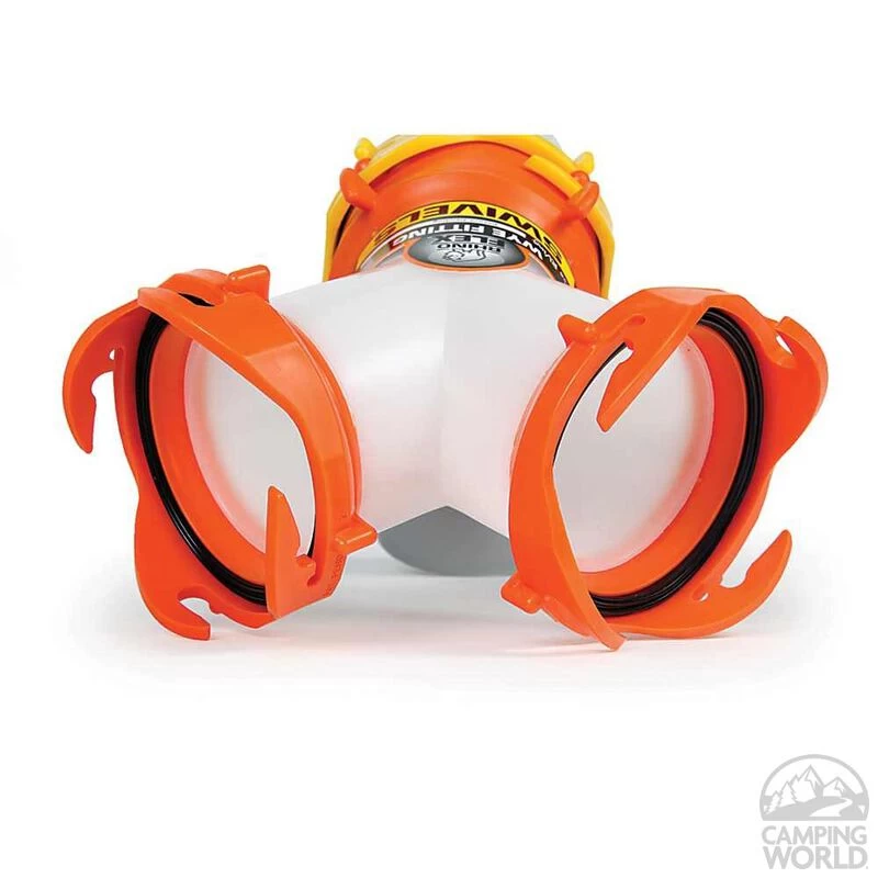 Camco RhinoFLEX Wye Sewer Hose Fitting With 360 Degree Swivel 5 Camco RhinoFLEX Wye Sewer Hose Fitting With 360 Degree Swivel - Image 3