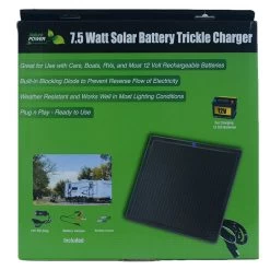 Nature Power 7.5 Watt Solar Battery Trickle Charger 8 Nature Power 7.5 Watt Solar Battery Trickle Charger -RV Camping Store Sale 096798 3