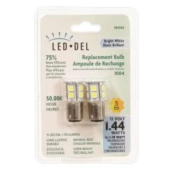 2 Pack Of LED Bulbs For All 1004 Applications, Bright White
