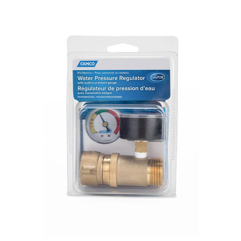 Camco Water Pressure Regulator With Gauge 3 Camco Water Pressure Regulator With Gauge