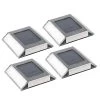 Nature Power Solar Powered Stainless Steel Pathway Light 4-Pack