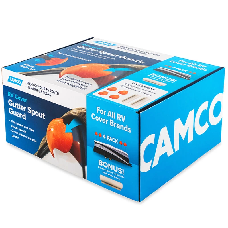 Camco RV Cover Gutter Spout Guard Kit 3 Camco RV Cover Gutter Spout Guard Kit