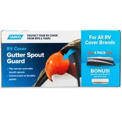 Camco RV Cover Gutter Spout Guard Kit 7 Camco RV Cover Gutter Spout Guard Kit -RV Camping Store Sale 111696 2