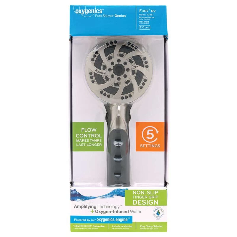 Fury RV Handheld Shower, Brushed Nickel 11 Fury RV Handheld Shower, Brushed Nickel - Image 9