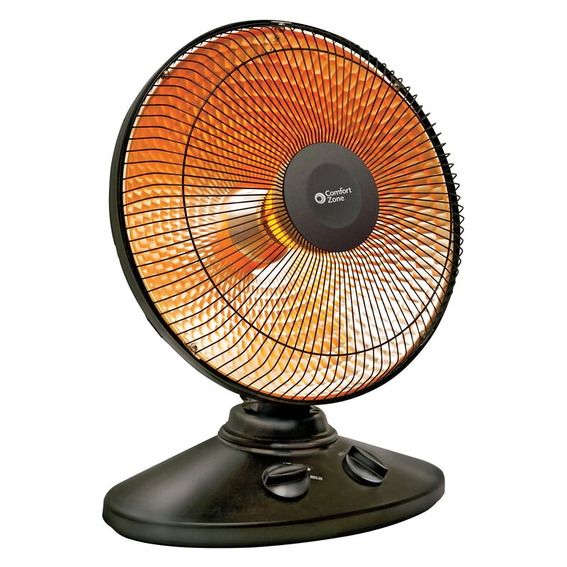 Comfort Zone Radiant Dish Heater 3 Comfort Zone Radiant Dish Heater