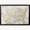Magnetic Travel Map USA, Classic Tan, 36x24 1 Magnetic Travel Map USA, Classic Tan, 36x24 -RV Camping Store Sale 115344 1