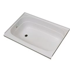 Replacement ABS Bath Tub, 24” X 36”, White With Left Drain