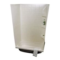 24" X 32" Bath Tub Surround, Parchment, 59"H