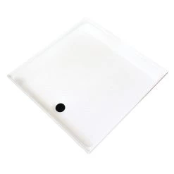 ABS Shower Pan, 24” X 24” X 2 1/2”, White