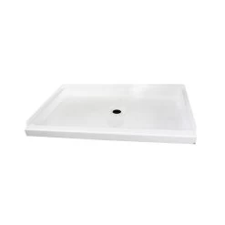 ABS Shower Pan, 24” X 38” X 5 3/4”, White