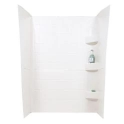 ABS Shower Walls, 24” X 40” X 66”, White
