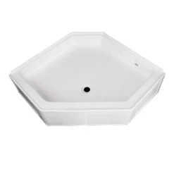 ABS Neo Shower Pan, 34” X 34” X 9 1/2”, White