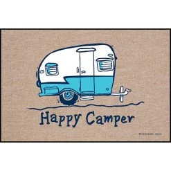 High Cotton Door Mats, 18” X 27”, Happy Camper