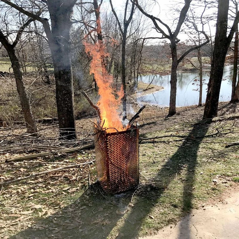 Sportsman Series Folding Steel Fire Cage 13 Sportsman Series Folding Steel Fire Cage - Image 11