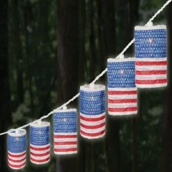 American Lantern Mini Light Set, 10 Lights, 8 1/2’ Cord