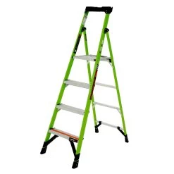 6' Mightylite Fiberglass Ladder, Type IAA 375lbs