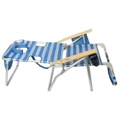 Ostrich Altitude 3N1 Beach Chair, Blue/White -RV Camping Store Sale 118970 BLUEWHITE 5