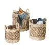 Honey Can Do Coastal Collection Nesting Tea-Stained Woven Baskets, Set Of 3 -RV Camping Store Sale 119028 1