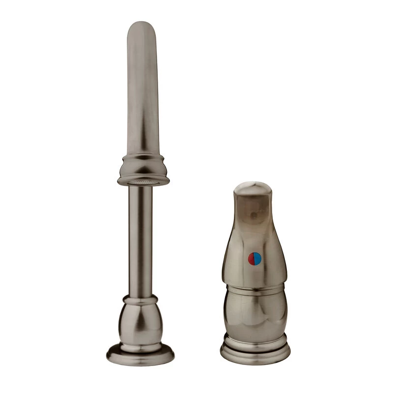 Dura Faucet Goose-Neck Pedestal RV Kitchen Faucet With Side Sprayer, Brushed Satin Nickel 7 Dura Faucet Goose-Neck Pedestal RV Kitchen Faucet With Side Sprayer, Brushed Satin Nickel - Image 5