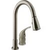 Dura Faucet Pull-Down RV Kitchen Faucet, Brushed Satin Nickel 2 Dura Faucet Pull-Down RV Kitchen Faucet, Brushed Satin Nickel -RV Camping Store Sale 119036 1