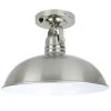 ITC Industrial Dinette Lamp, Brushed Nickel, Diffused LED, With Switch -RV Camping Store Sale 121182 1