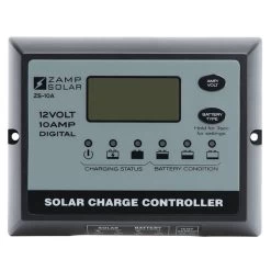 Zamp Solar 10-Amp 5-Stage PWM Charge Controller