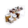 Smart Design 2-Tier Stackable Pull-Out Baskets, White -RV Camping Store Sale 123458 1