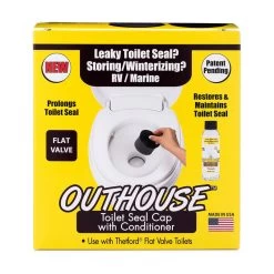 Pure Essence Outhouse Flat Valve Toilet Seal Cap