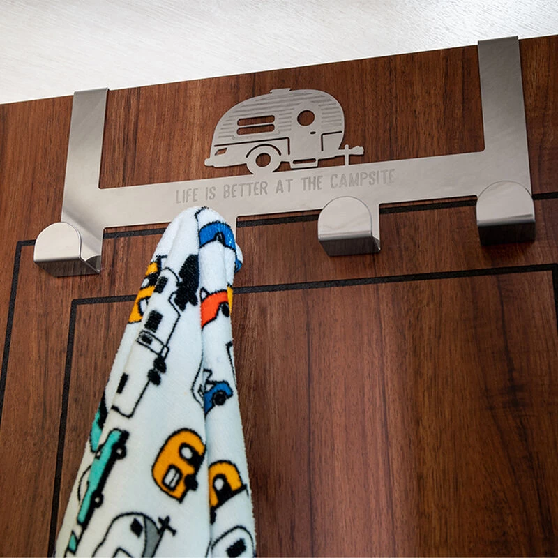 Camco Life Is Better At The Campsite Over-the-Door Towel Hanger 6 Camco Life Is Better At The Campsite Over-the-Door Towel Hanger - Image 4