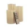 Vanilla-Scented 3-Piece Flameless Candle Set With Remote -RV Camping Store Sale 124333 1