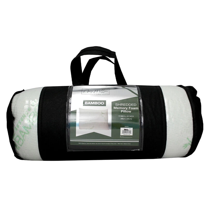 Amy Miller Home Shredded Memory Foam Bamboo Pillow 3 Amy Miller Home Shredded Memory Foam Bamboo Pillow