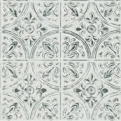 InHome Chelsea Antique White Faux Metallic Peel-and-Stick Tiles 9 InHome Chelsea Antique White Faux Metallic Peel-and-Stick Tiles -RV Camping Store Sale 124517 4