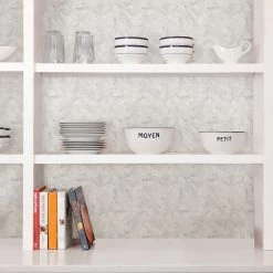 InHome Herringbone Carrara Marble Peel-and-Stick Backsplash -RV Camping Store Sale 124519 8