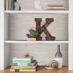 NuWallpaper Cream Grassweave Peel-and-Stick Wallpaper 12 NuWallpaper Cream Grassweave Peel-and-Stick Wallpaper -RV Camping Store Sale 124523 4