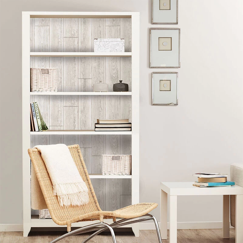 NuWallpaper Serene Cream Peel-and-Stick Wallpaper 6 NuWallpaper Serene Cream Peel-and-Stick Wallpaper - Image 4