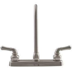 Dura Faucet J-Spout RV Kitchen Faucet, Brushed Satin Nickel -RV Camping Store Sale 124925 3