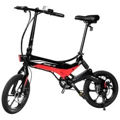 Swagtron EB-7 E-Bike, Black And Red