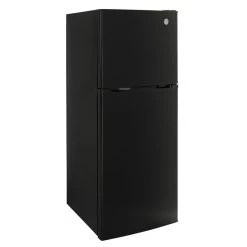 GE 9.8 Cu. Ft. 12V DC Power Compressor Top-Freezer Refrigerator, Black -RV Camping Store Sale 125266 2