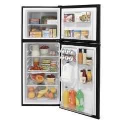 GE 9.8 Cu. Ft. 12V DC Power Compressor Top-Freezer Refrigerator, Black -RV Camping Store Sale 125266 4