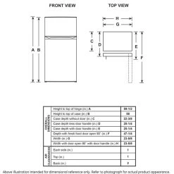 GE 9.8 Cu. Ft. 12V DC Power Compressor Top-Freezer Refrigerator, Black -RV Camping Store Sale 125266 7