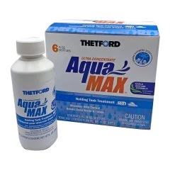 Thetford AquaMax Holding Tank Treatment, Spring Showers Scent, 6-Pack Of 8-oz. Bottles