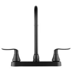 Elegant J-Spout RV Kitchen Faucet, Matte Black -RV Camping Store Sale 125904 4