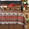 Cabin And Lodge Stripe 3-piece Queen Quilt Set -RV Camping Store Sale 126140 1