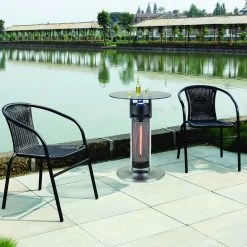 EnerG+ Infrared Electric 1400W Outdoor Heater Round Bistro Table -RV Camping Store Sale 128079 5